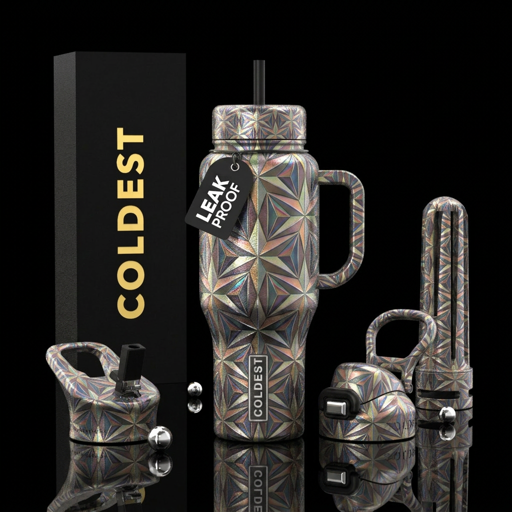 Starry dreams water bottle design
