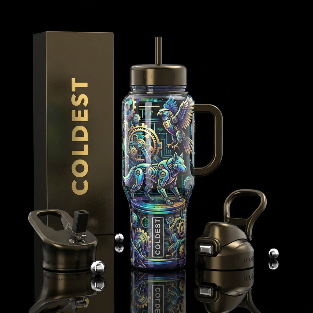 Animal Robotica water bottle design
