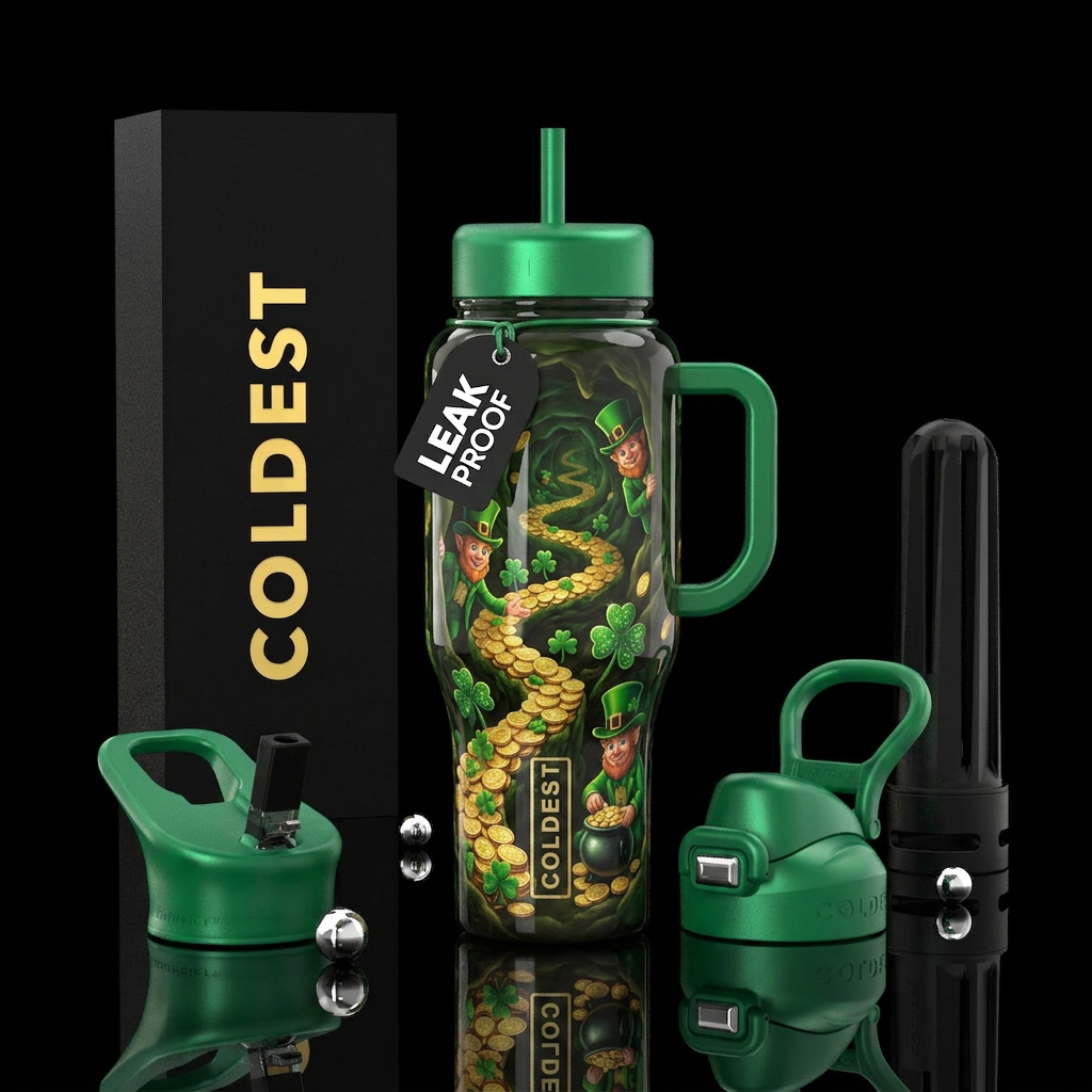 St Patrick's tunnel water bottle design