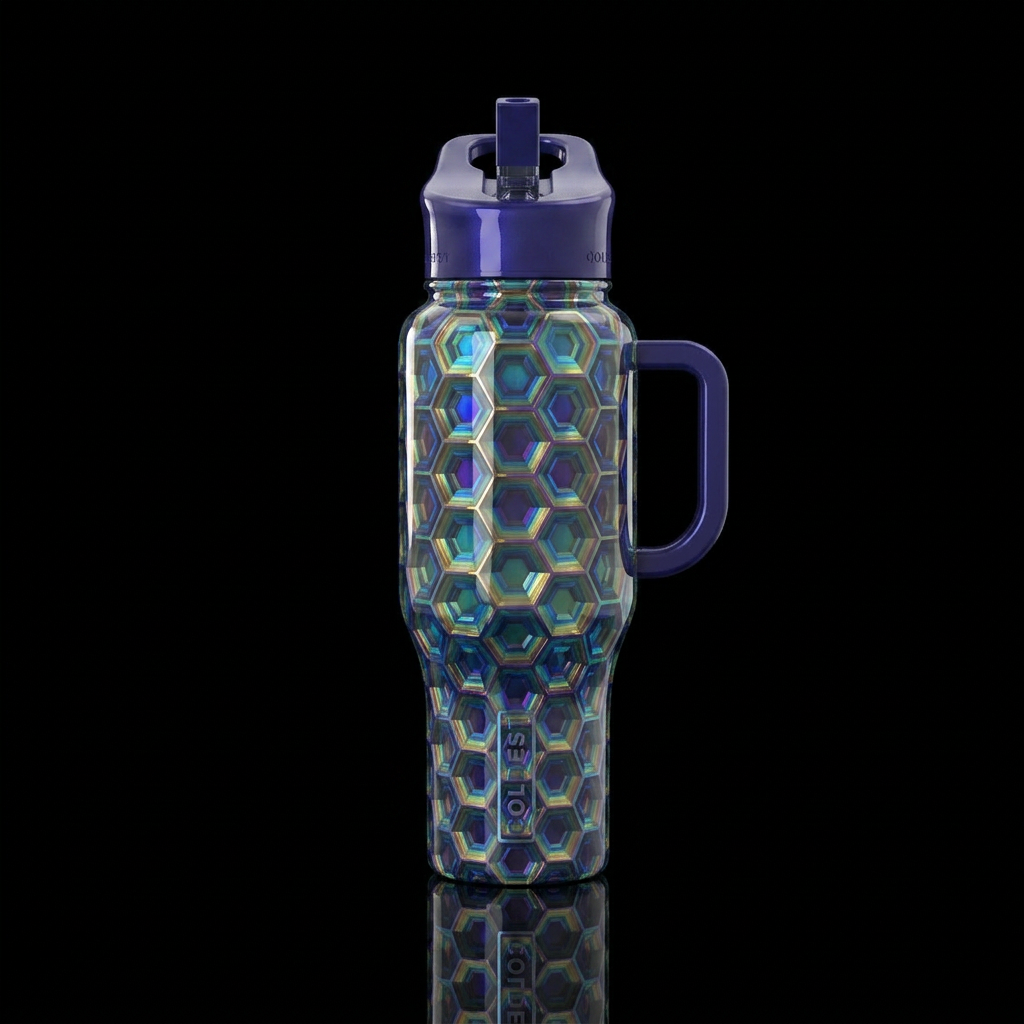 Prismatic water bottle design