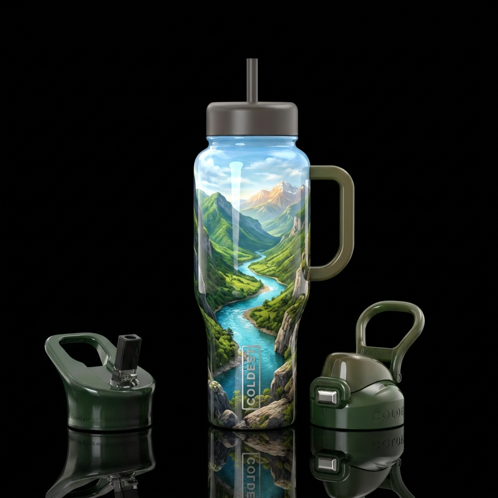 Valley water bottle design