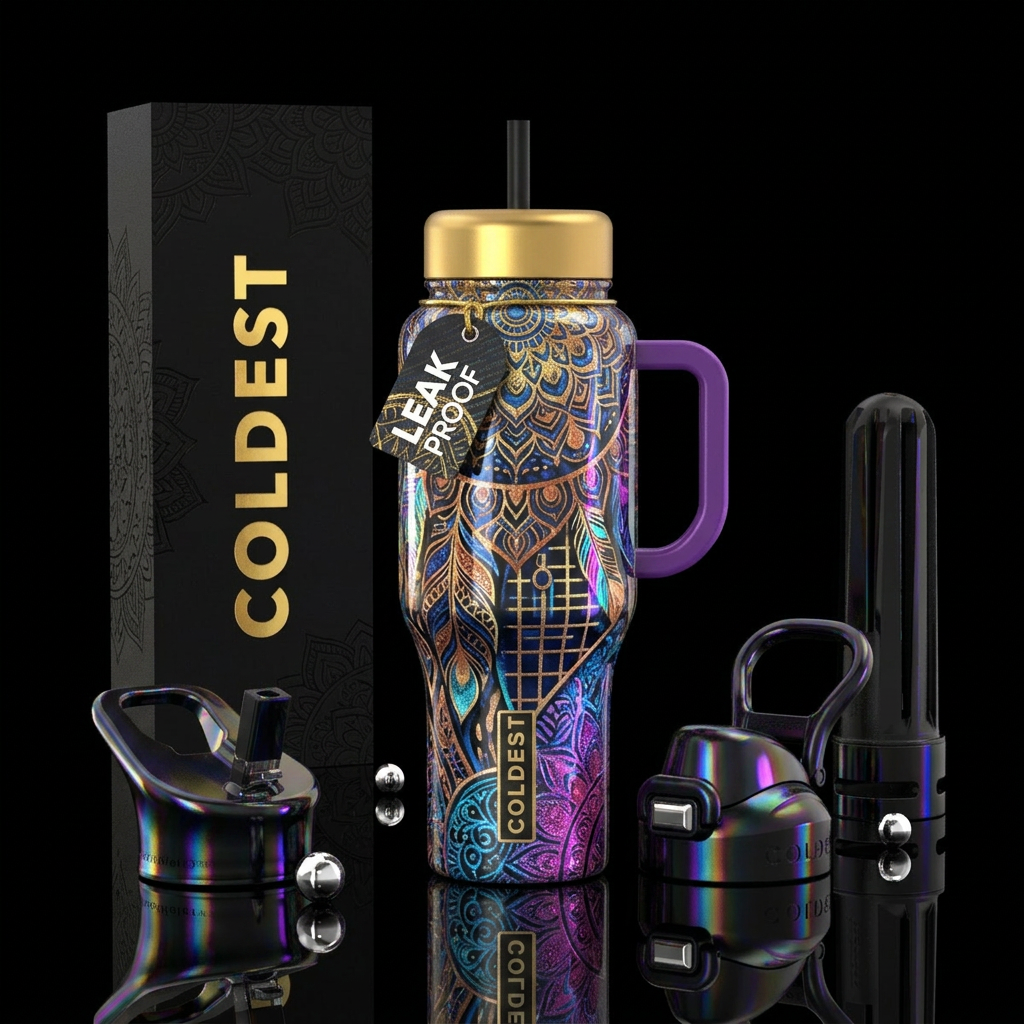 Art water bottle design