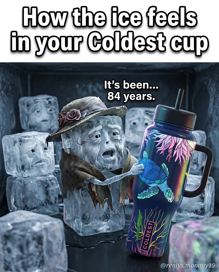 Rose from Titanic saying it's been 84 years water bottle design