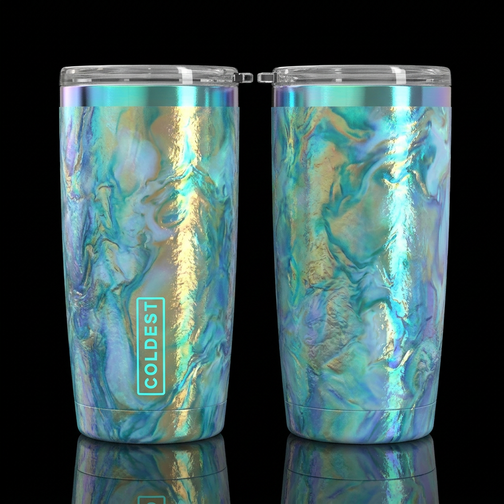 Cup made from an eye catching light unusual unique... water bottle design