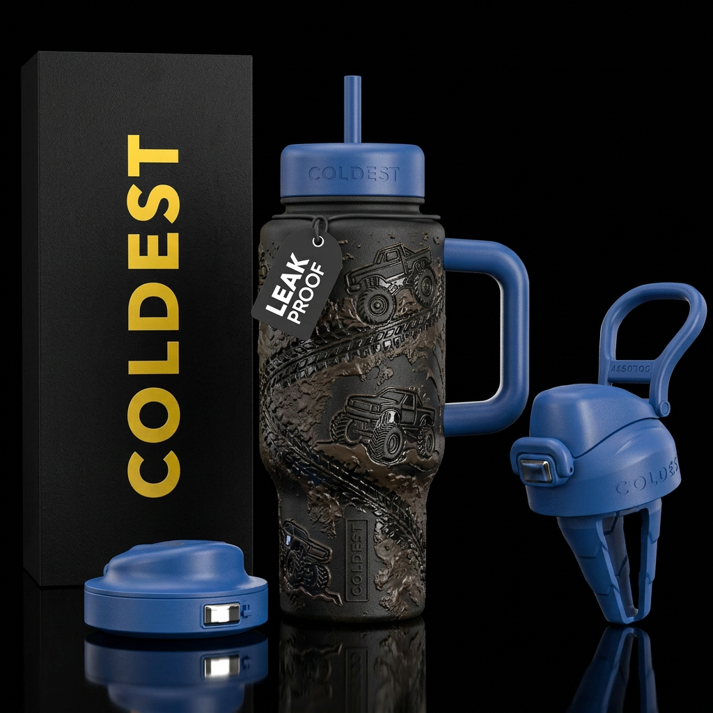 Matte unisex colored bottle with glossy Kids littl... water bottle design