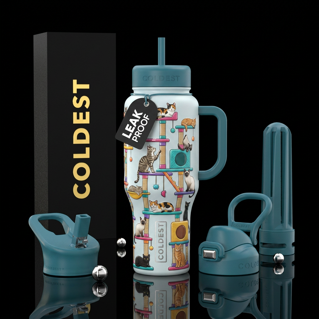 Light colored matte bottle with slightly raised gl... water bottle design