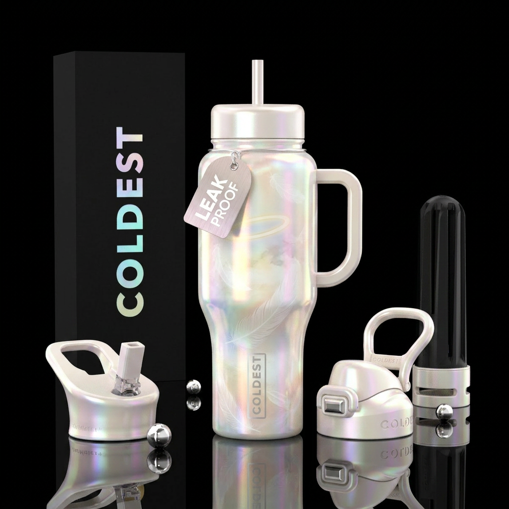 What does a pure angelic soul look like water bottle design
