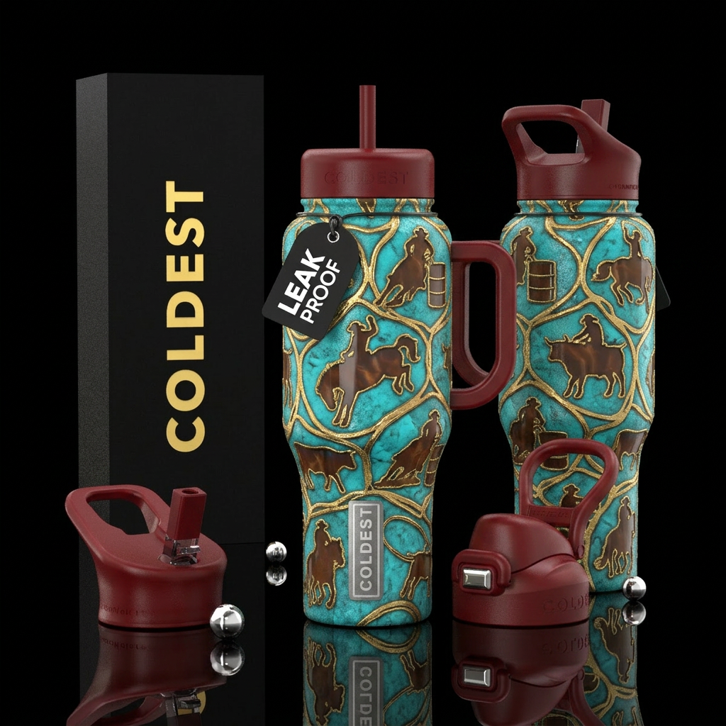 Glossy bottle with slightly raised feeling texture... water bottle design