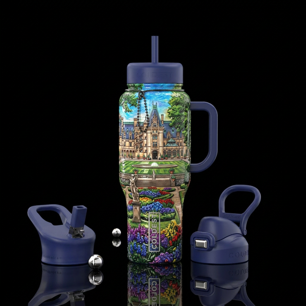 Glossy bottle with slightly raised glossy texture ... water bottle design