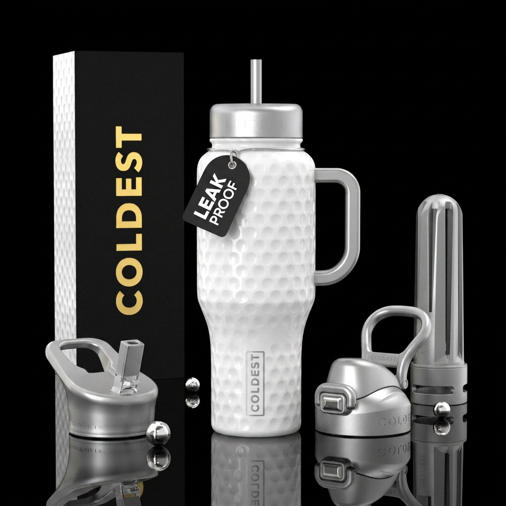 Glossy bottle with slightly raised texture white g... water bottle design
