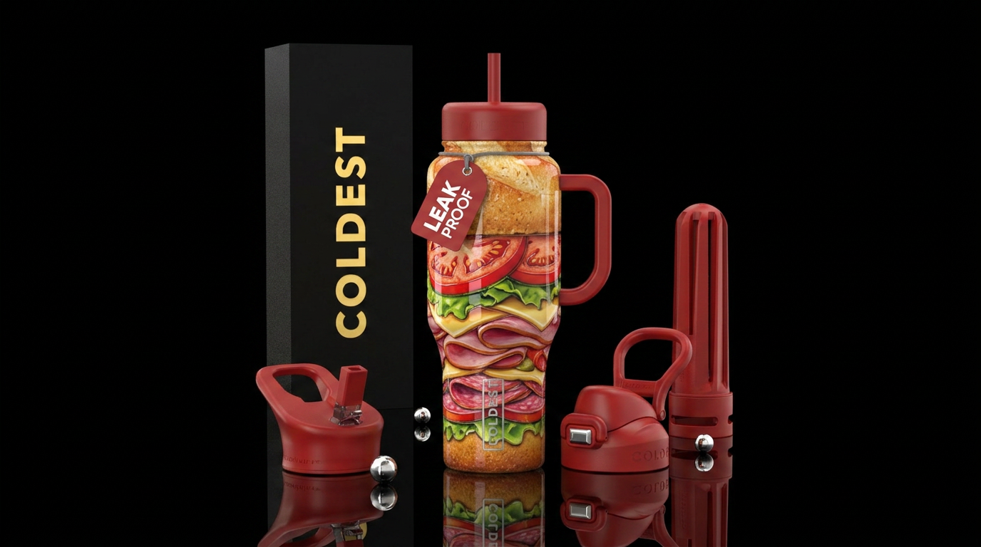 Glossy bottle with slightly raised textured outlin... water bottle design