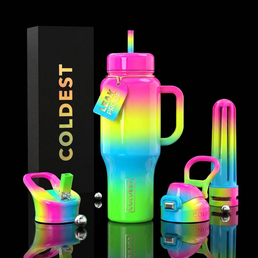 Exquisitely Lit water bottle design