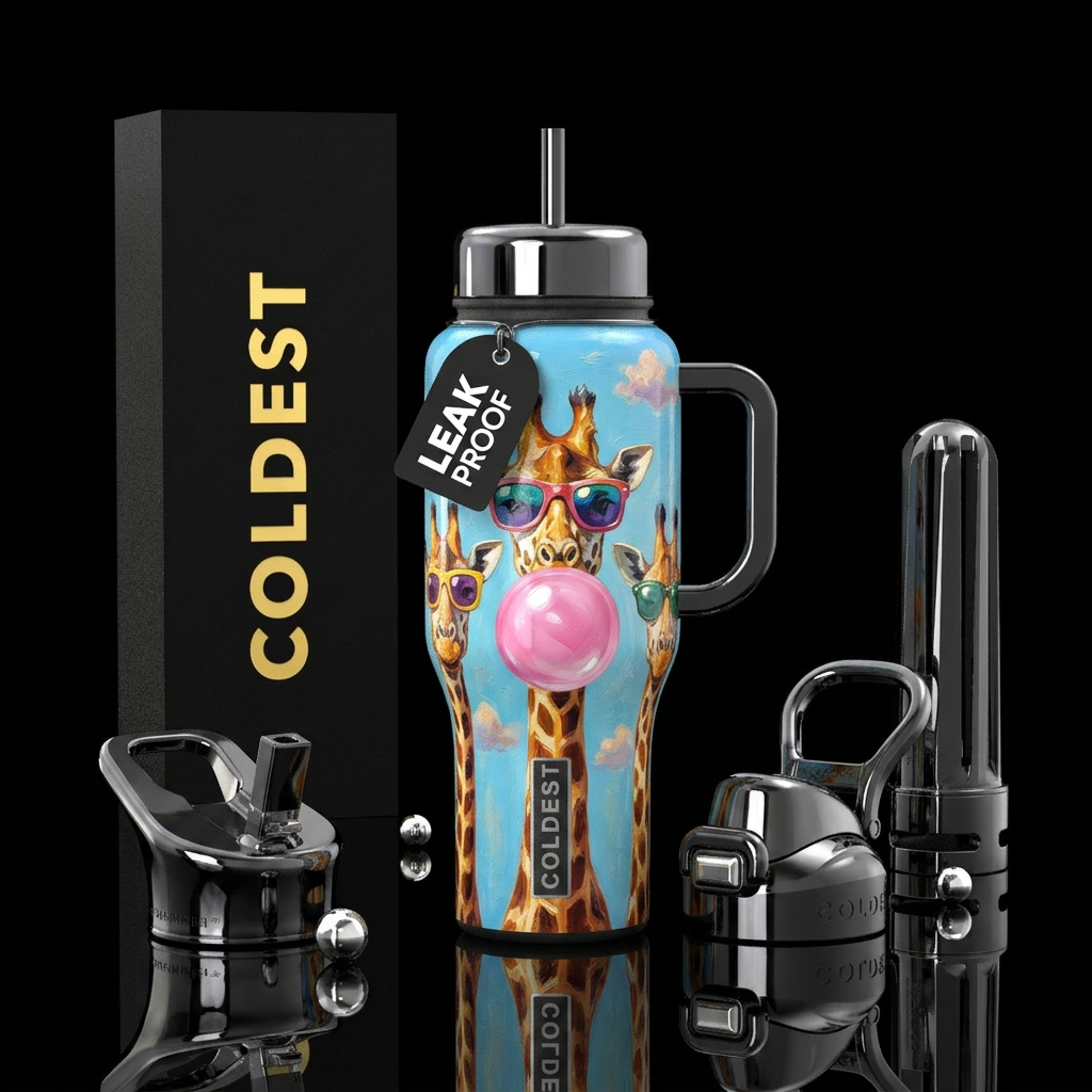 Long Neck Bubble water bottle design