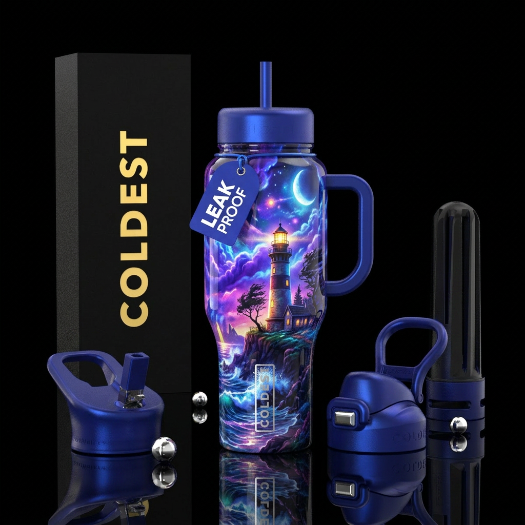Reflection water bottle design