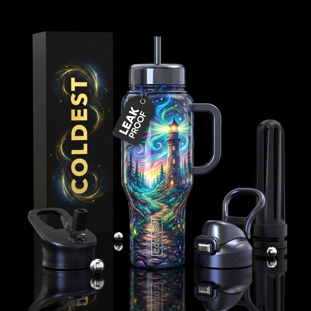 Path to the Light water bottle design