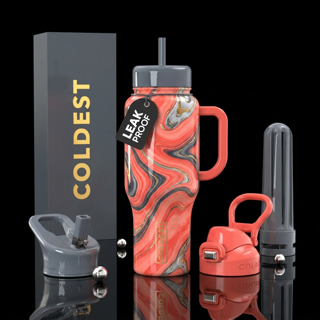 Golden Guava water bottle design