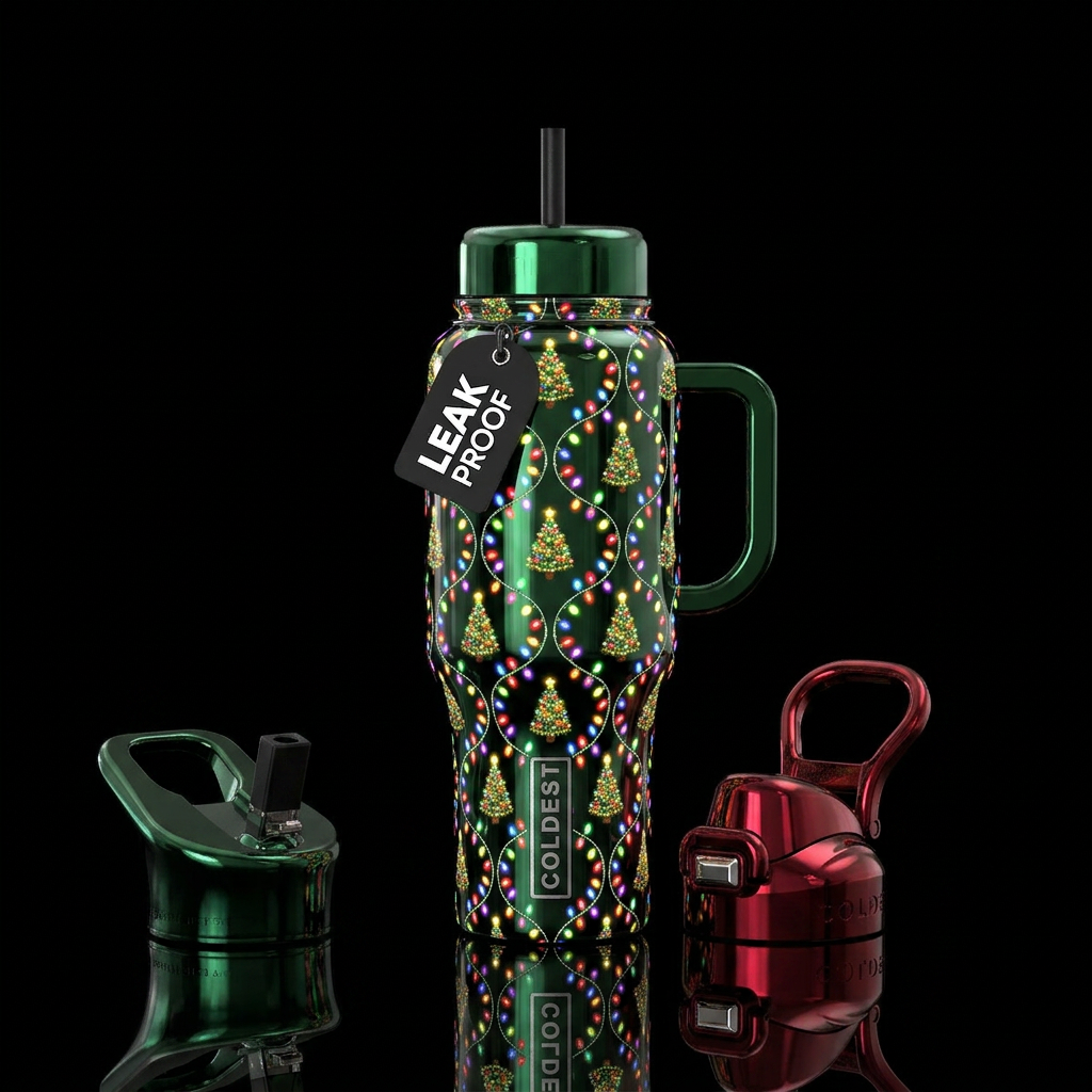 Jingle Light Jar water bottle design