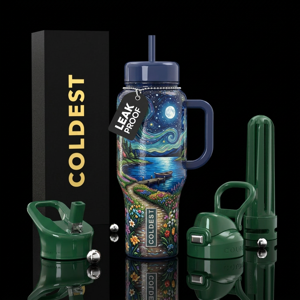Luna Lake water bottle design