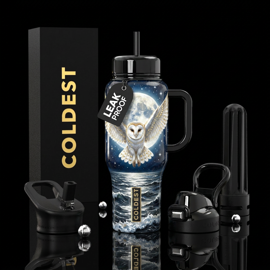 Sea Owl water bottle design