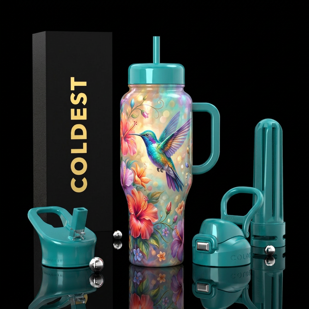 Bloom Chaser water bottle design
