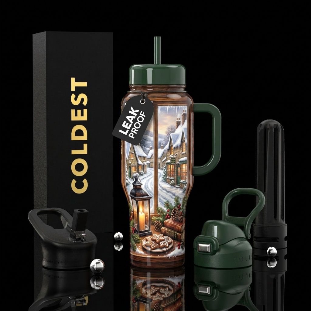 The View From The Wondow water bottle design