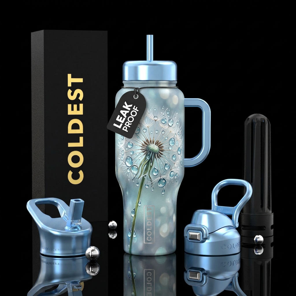 Raindrop Wishes water bottle design