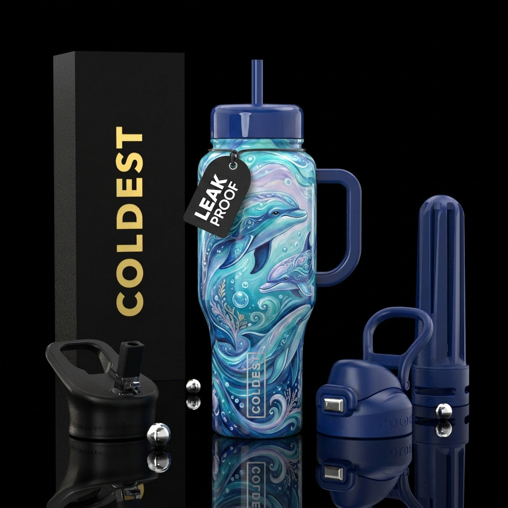 Wave Dancers water bottle design