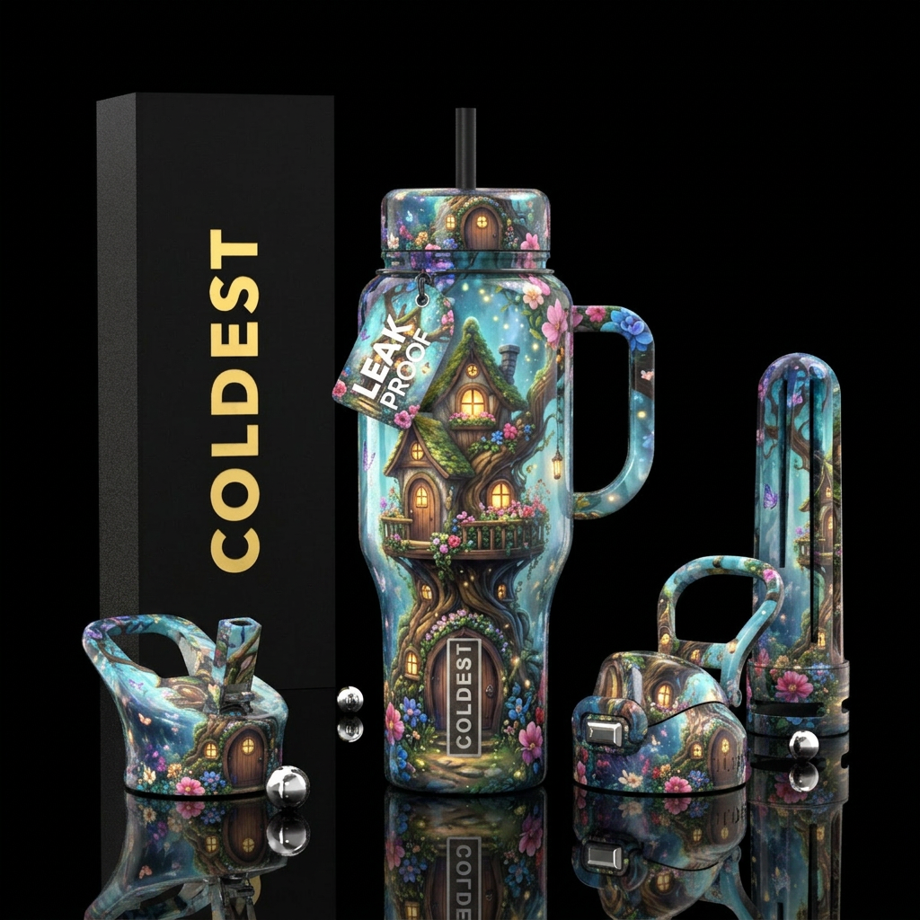 Fairy’s Inn water bottle design
