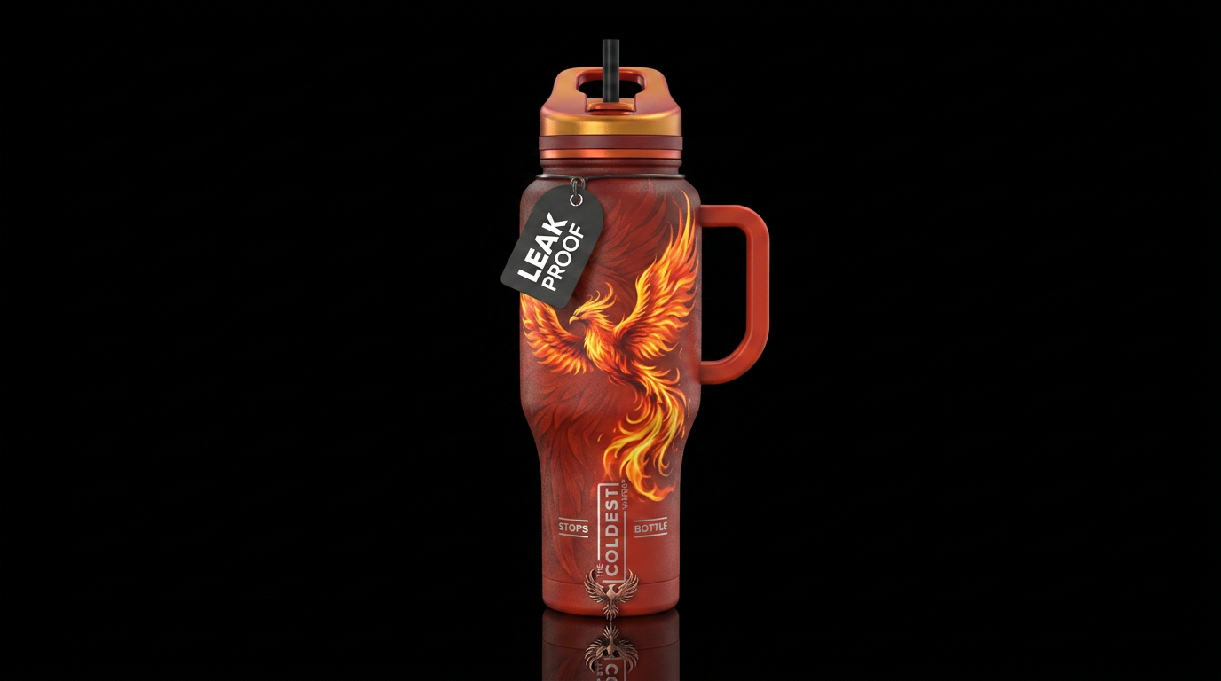 Phoenix 🐦‍🔥 water bottle design