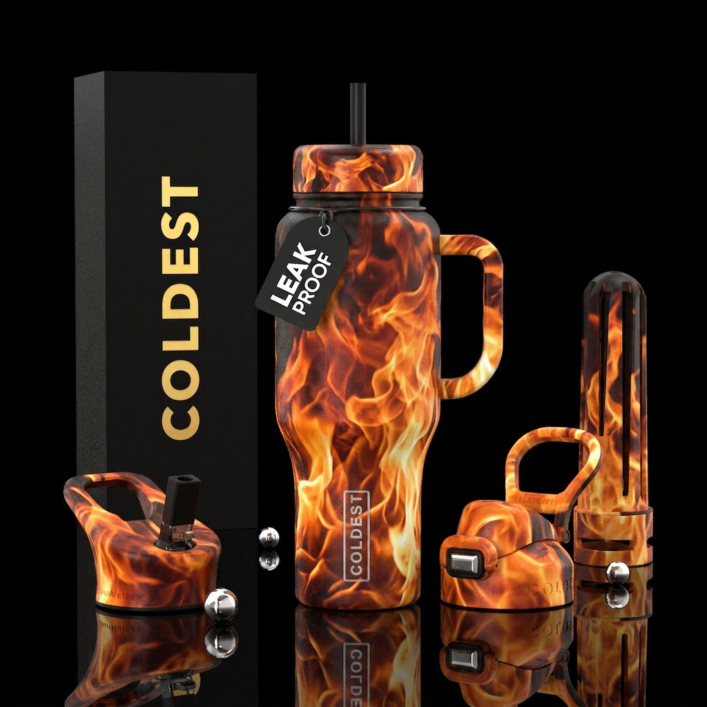 Fire water bottle design