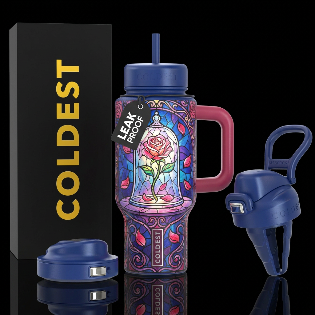 Cursed rose water bottle design