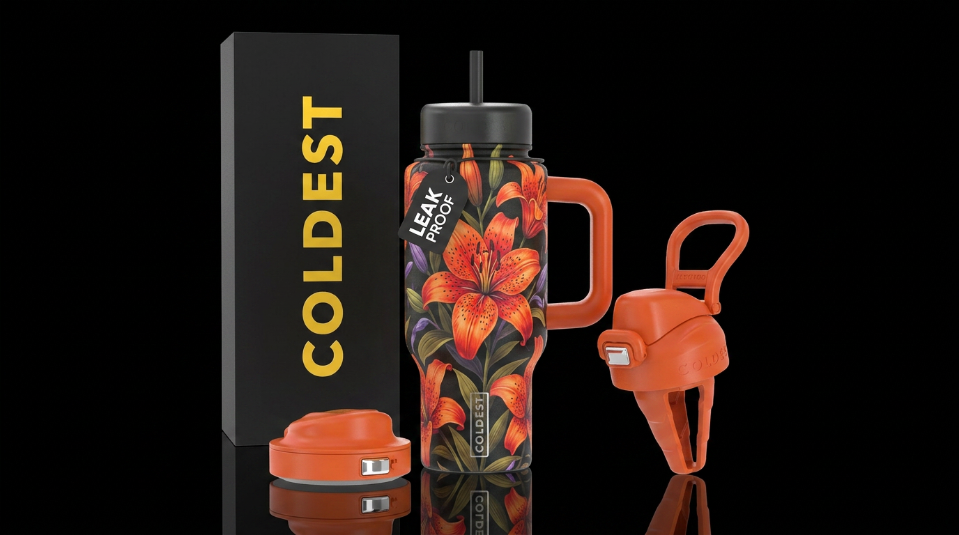 Tiger Lilly’s water bottle design