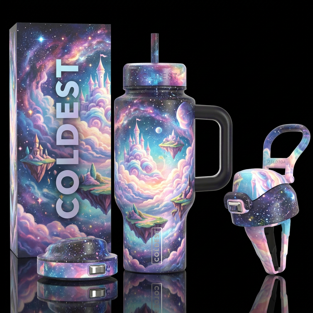 Dream land water bottle design