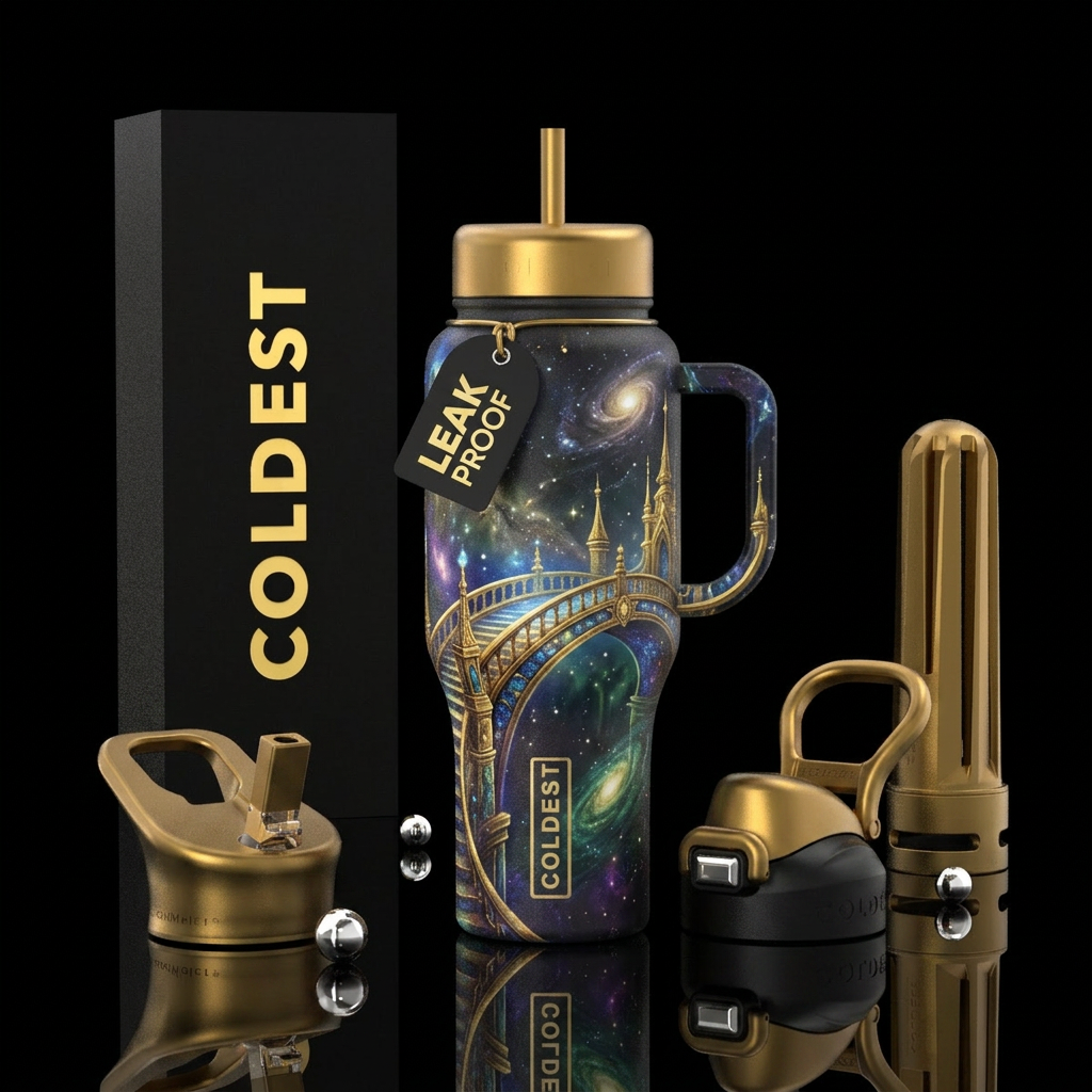 Bridge to heavens water bottle design