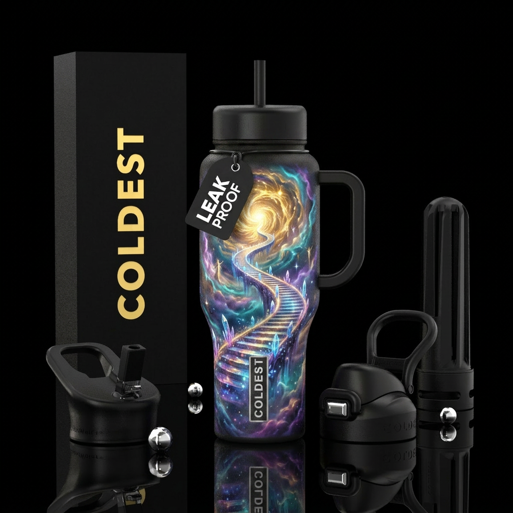 Bridge to heavens water bottle design