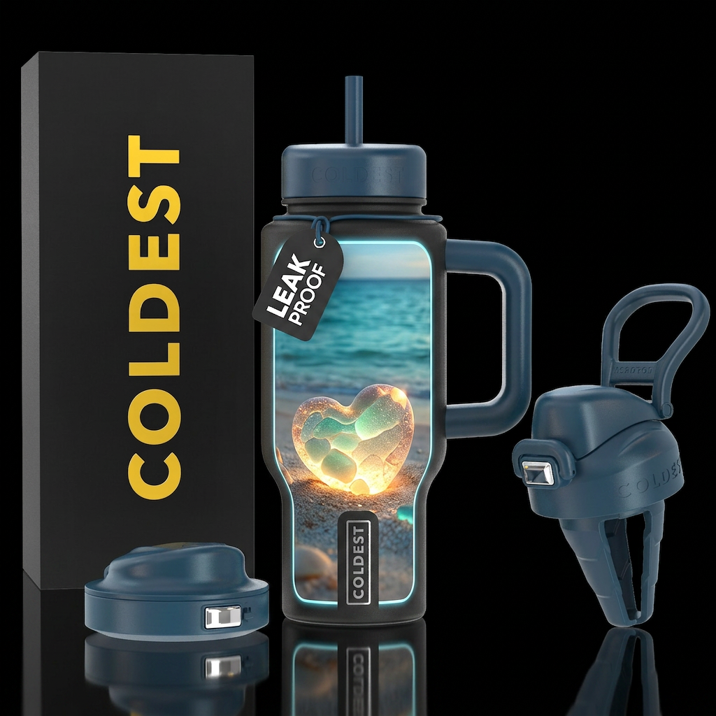 Window  the sea water bottle design