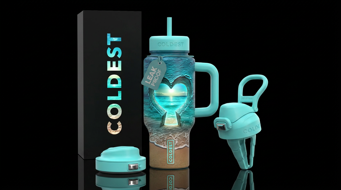 Window  the sea water bottle design