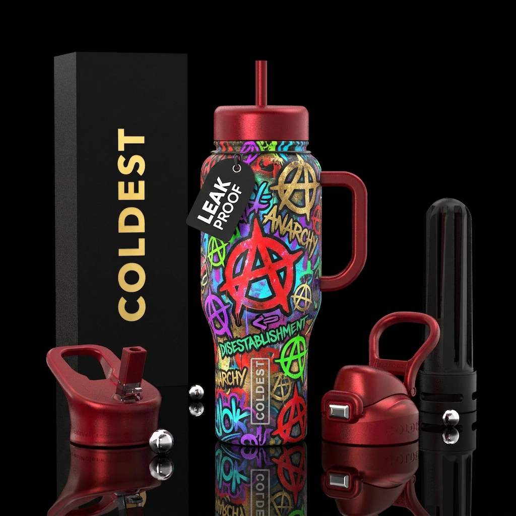 Anarchy water bottle design