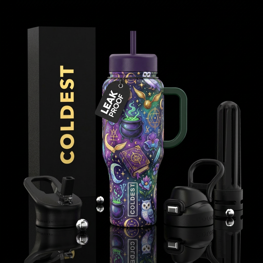 Wizarding water bottle design