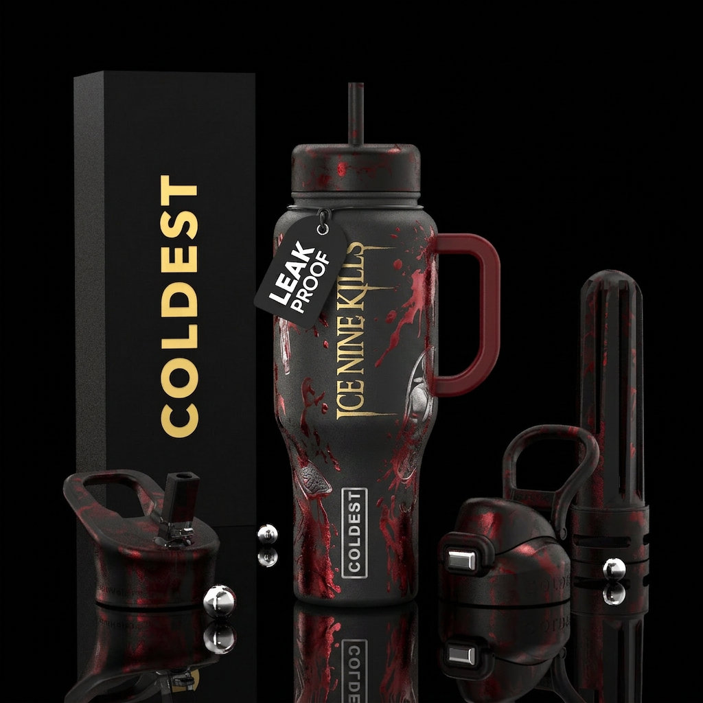 Ice nine kills bloody water bottle design
