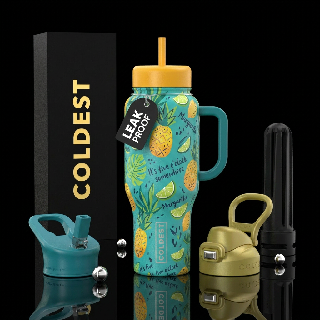 Margarita. It's five o'clock somewhere pina colada water bottle design