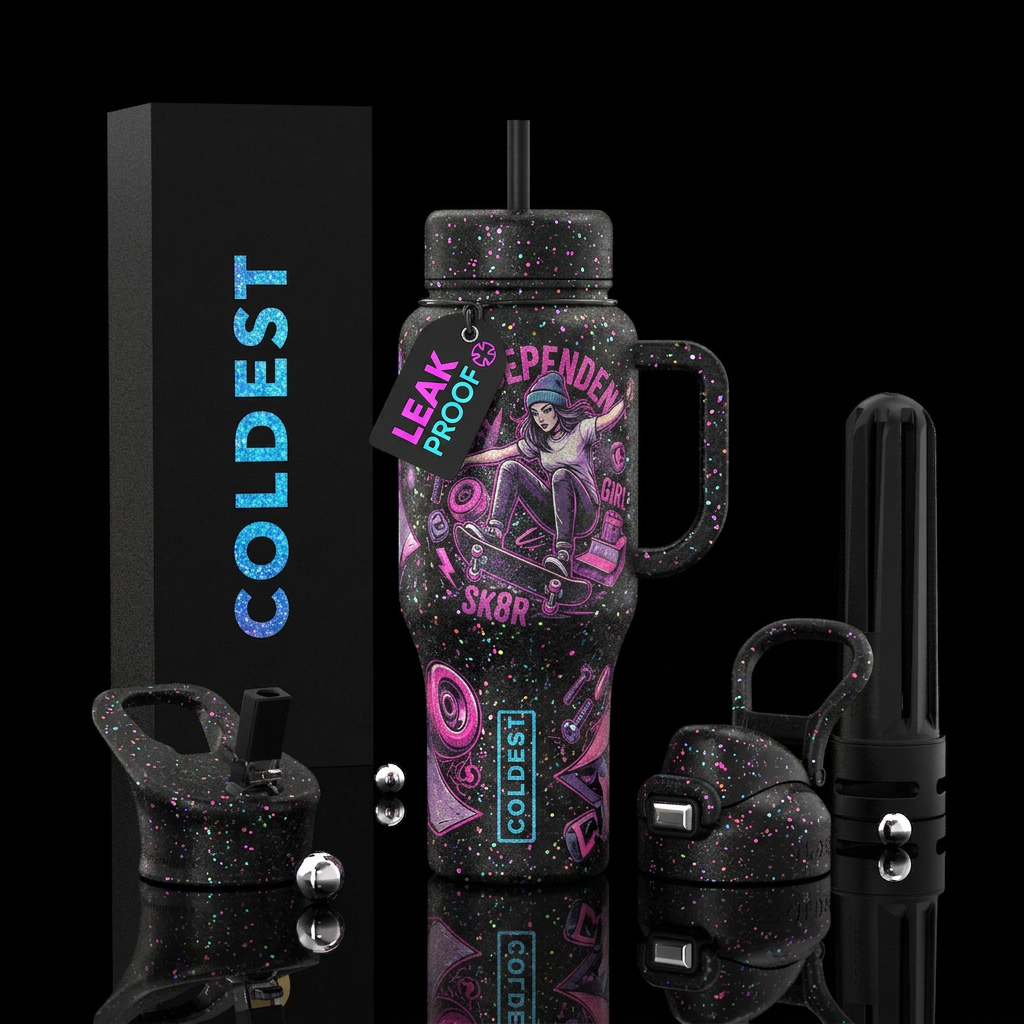 Sk8r boi boy but make the girl independent and add... water bottle design