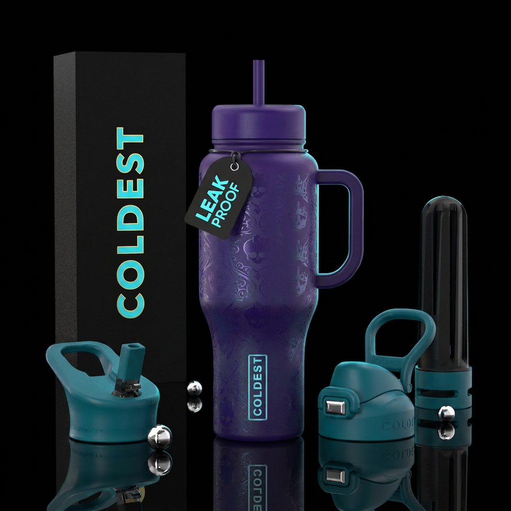 Monster high x descendants water bottle design