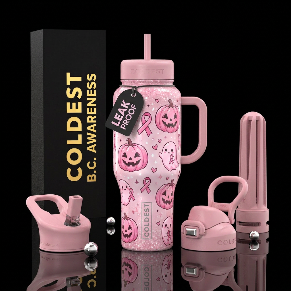 Boos for a Cause water bottle design