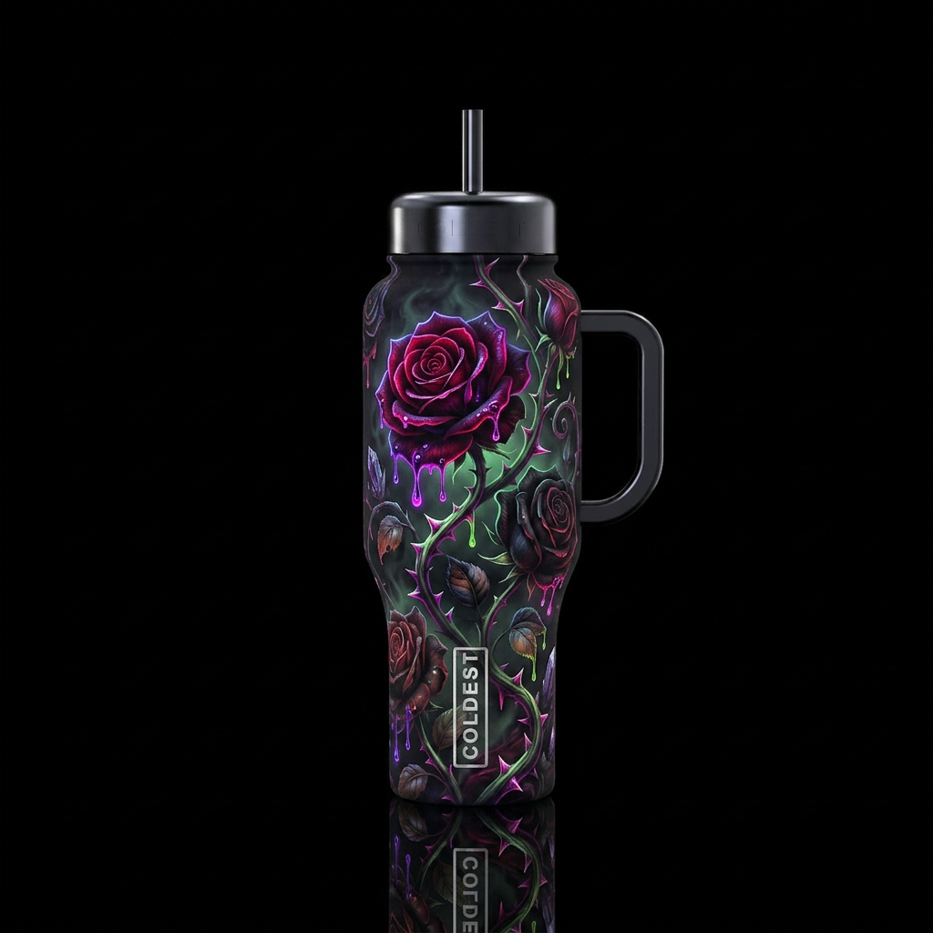 Deadly Desire water bottle design