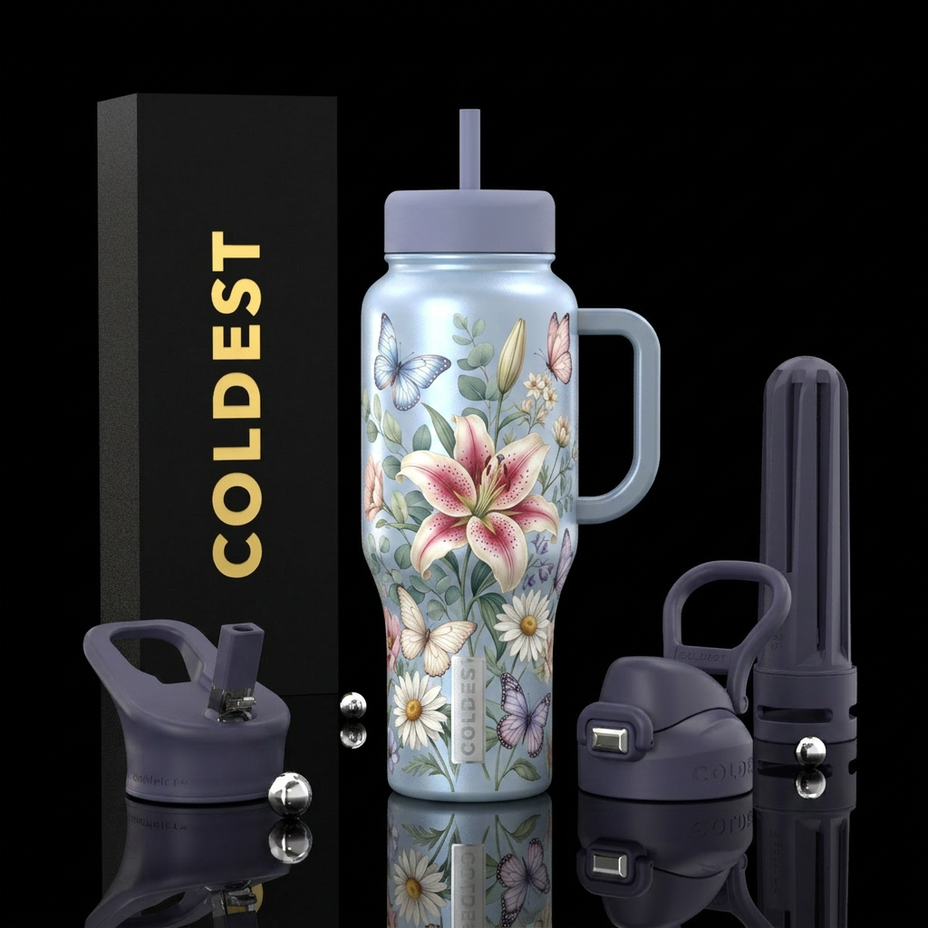 Butterfly Bloom (Ms Lainie idea) water bottle design