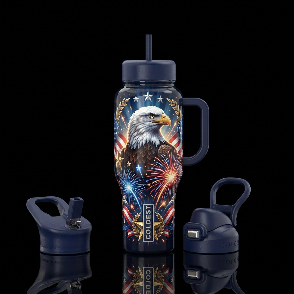 Wings of Freedom water bottle design