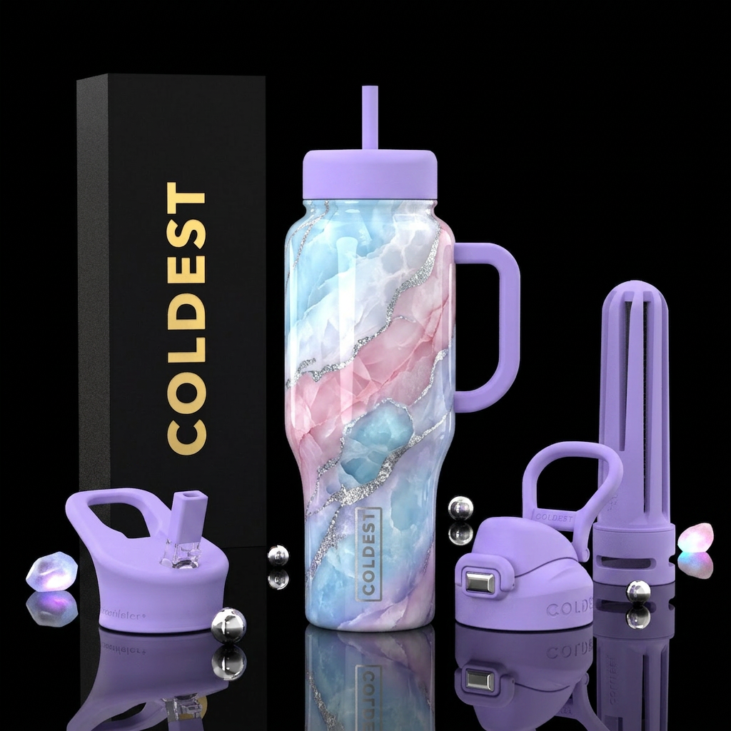 Frozen Daydream Elixir water bottle design