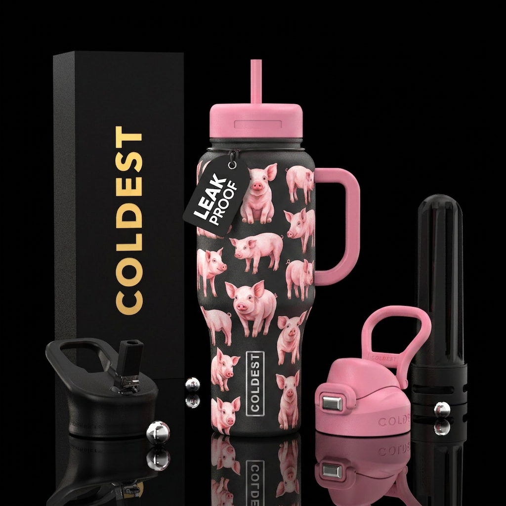 That'll do, pig. That'll do water bottle design