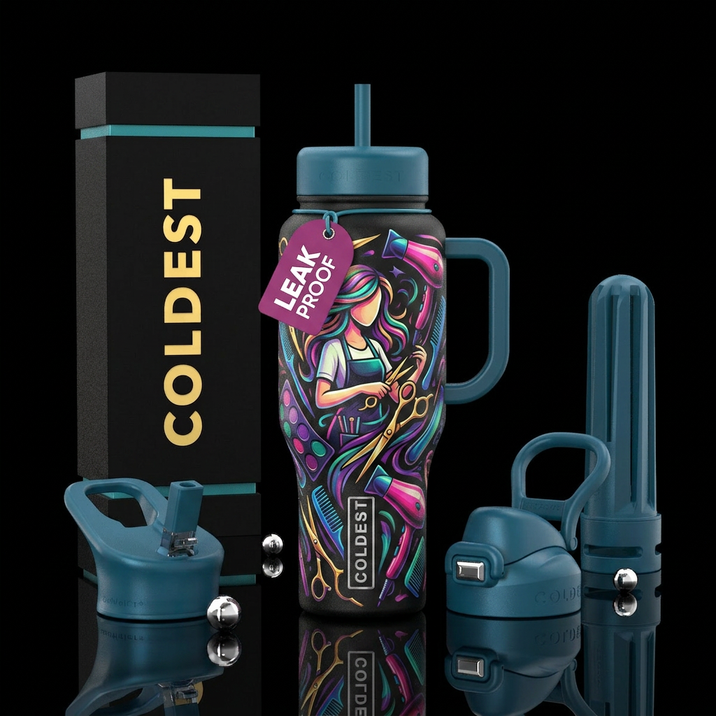 Fierce Diva water bottle design